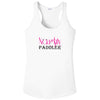 Naughty Paddler White Racerback Paddle Jersey