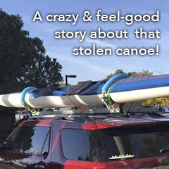 The reunion of a paddler to their stolen canoe - a feel good story!
