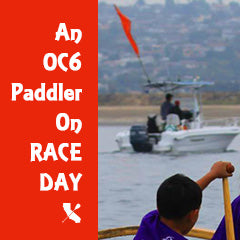 An OC6 Paddler on Race Day