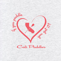 "i Heart Cali Paddler" - Raglan 3/4 Shirt