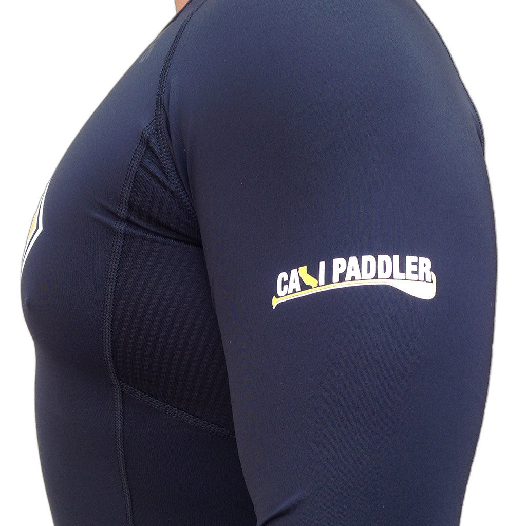 Super Paddler VIRUS Compression Black Long Sleeve | Cali Paddler