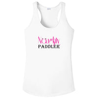 Naughty Paddler White Racerback Paddle Jersey