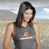 Golden Poppy Wicking Sleeveless Hoodie
