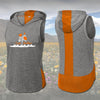 Golden Poppy Wicking Sleeveless Hoodie