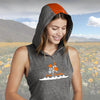 Golden Poppy Wicking Sleeveless Hoodie