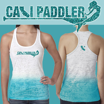 Glitter Mermaid Burnout Racerback