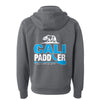 "CALI-PADDLER" Poly-Tech Water-Resistant Hooded Zip Jacket
