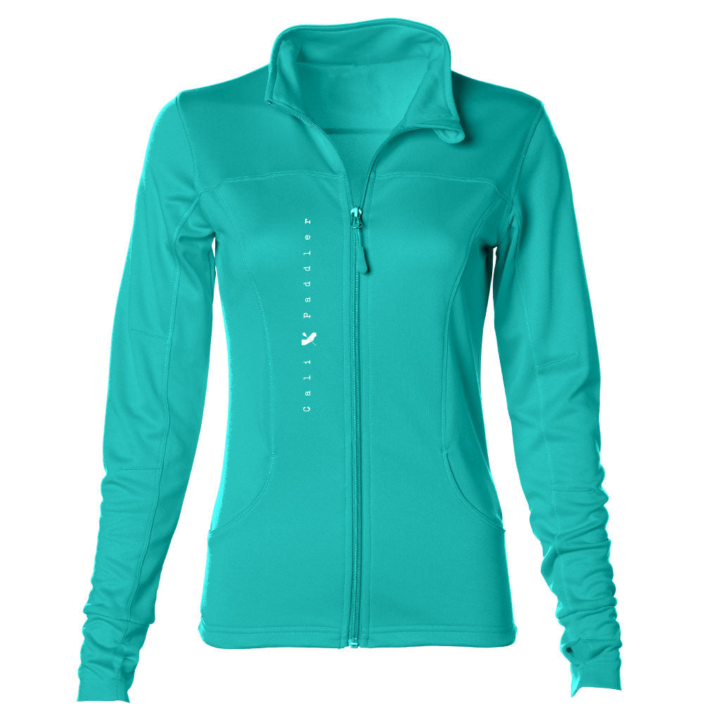 New Women's Tek Gear® Quarter-Zip Ultrasoft Fleece Jacket size large Shy  Green