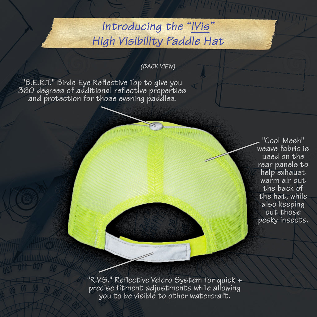 IVis High Visibility Reflective Paddle Hats | Cali Paddler