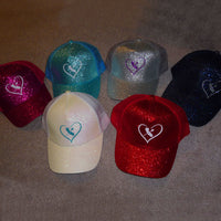 iHeart Glitter Hat