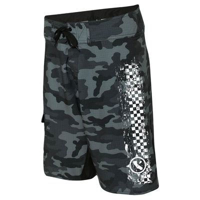 Black Camo Paddle Board Shorts
