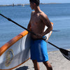 Blue Paddle Board Shorts for SUP
